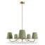 Wrought Iron 5-Light Chandelier-2134210164-2144607140