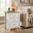 3 Drawer Nightstand With Solid Wood Knobs-1346276160