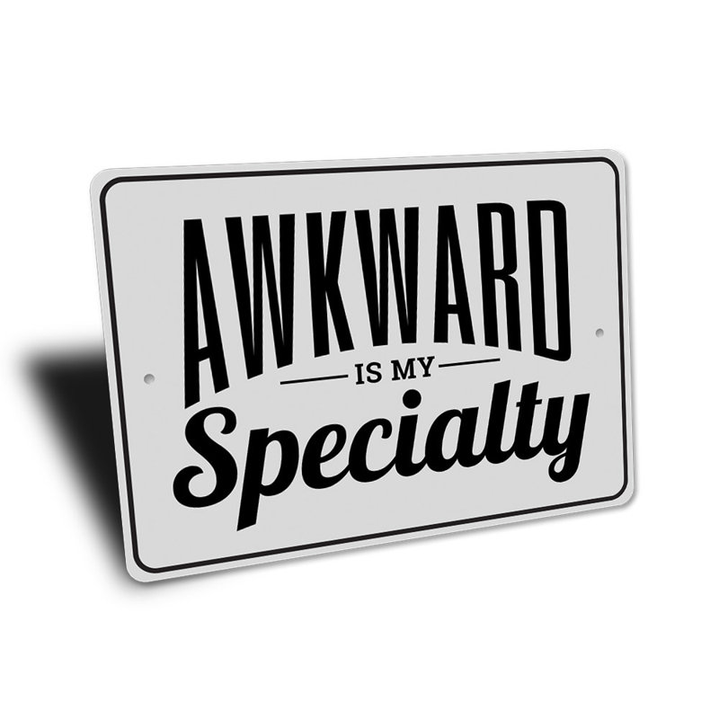 Panneau Awkward, H 10 po x l 14 po x P 0,04 po