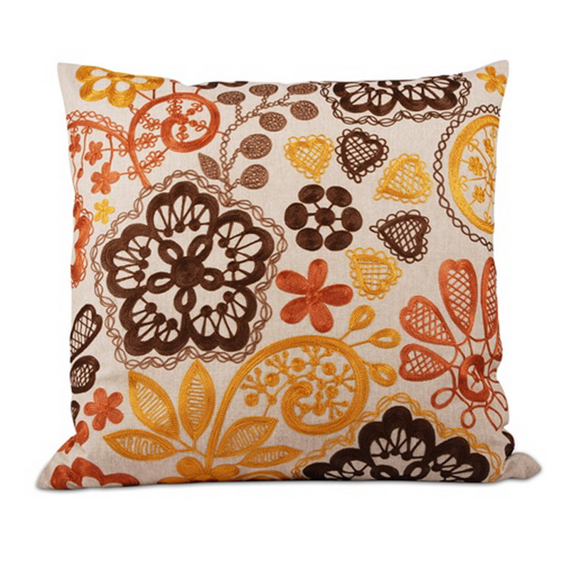 Negron Floral Reversible Throw Pillow