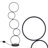 Jacqueze 46'' Matte Novelty Floor Lamp