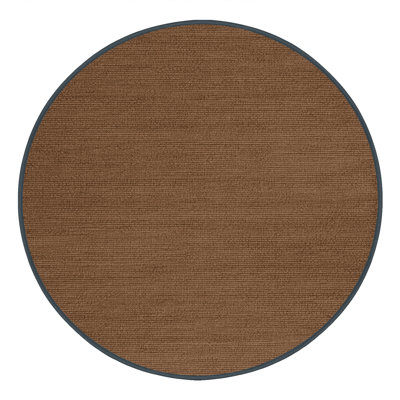 Machine Washable Solid Brown Area Rug