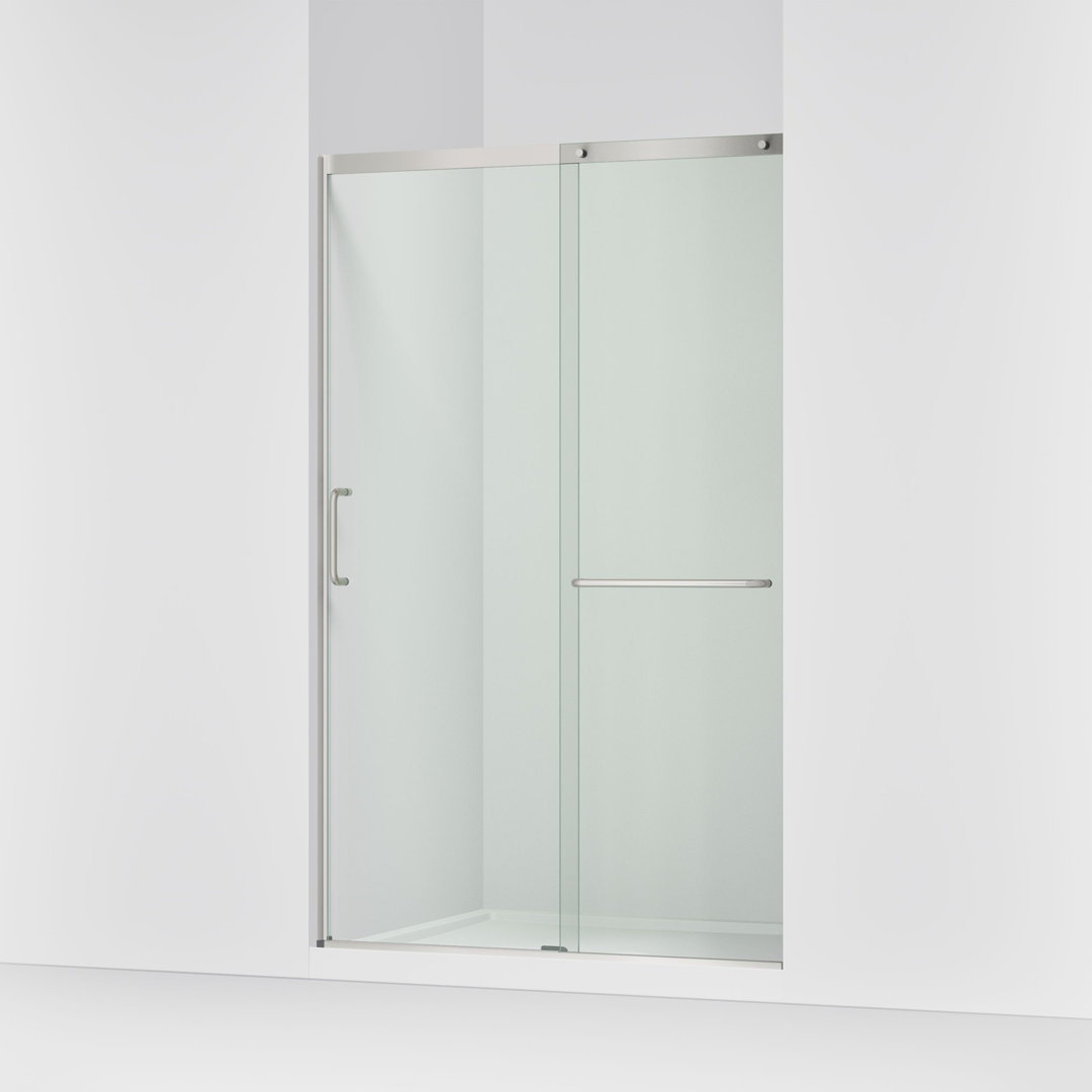 Elate Tall Sliding Shower Door, 75-1/2-In H X 44-1/4 - 47-5/8-In W, With Heavy 5/16-In Thick Crystal Clear Glass Kohler