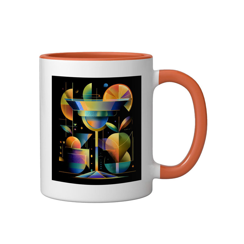 Ceramic Coffee Mug, Orange