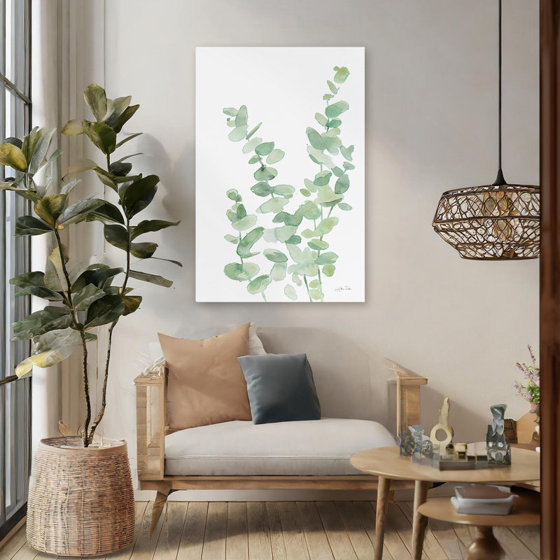 Contemporary And Minimalist Eucalyptus II, 48" H x 32" W