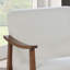 Élégante chaise d'appoint rembourrée en tissu de laine avec structure en bois, parfaite pour les salons modernes et les sièges confortables-1522029135