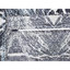 Tapis gris en soie noué à la main de conception unique 8 pi 8 po x 12 pi 1 po Madiha