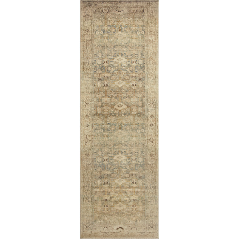 Margot 2' x 5' Antique Sage Synthetic Runner Rug