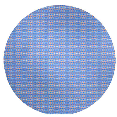 Tapis de couleur bleue losanges ligné