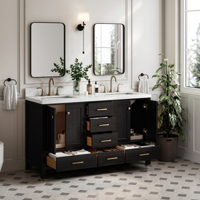 Grevera 60" Double Bathroom Vanity Set