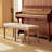 Esmantas Linen Blend Upholstered Bench-95966245