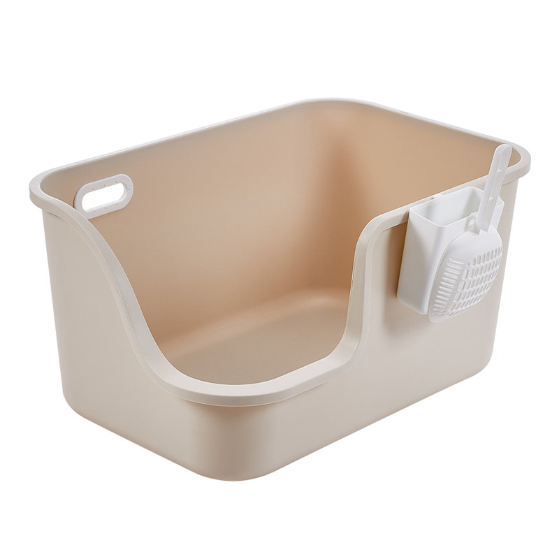 Polyethylene Plastic Litter Box with Scoop