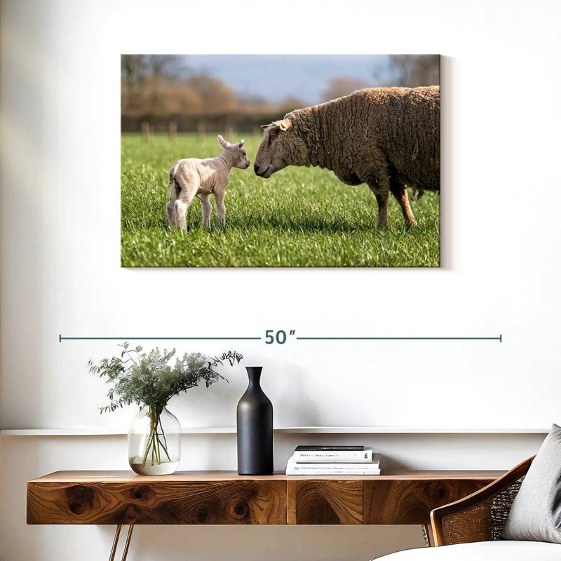 Brampt Sheep Love, 24" H x 36" W