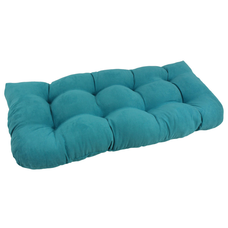 Outdoor 5'' Seat Cushion, Aqua Blue