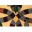 Tapis beige moderne à motif floral 5X8