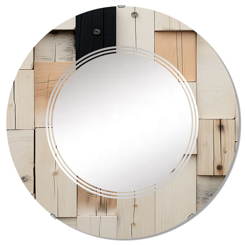 Miroir mural rond Colfer, 32 po x 32 po