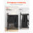 3 Section Laundry Sorter with Pull-Out Bags Metal Frame & Wooden Tabletop
