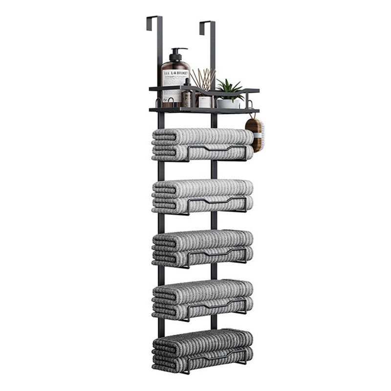 6 Over-the-Door Towel Rack