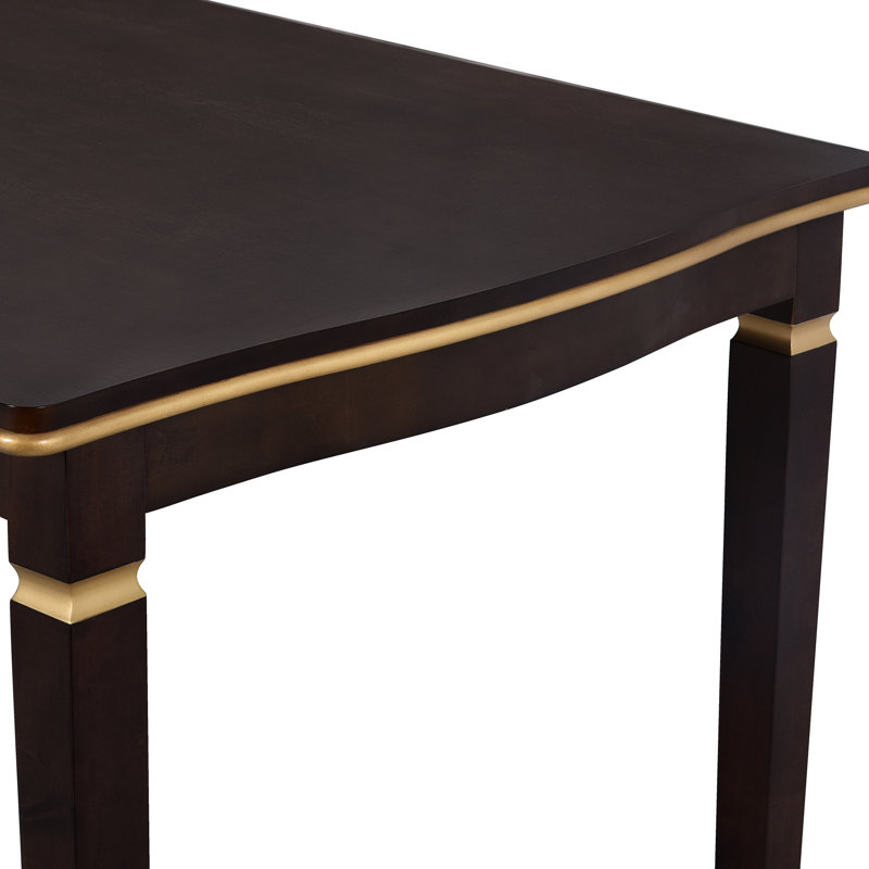 6 tables de salle à manger en bois massif de 60 po, table rectangulaire de 60 po, 4 chaises et banc, pour 6 personnes, 1 banc