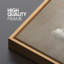 «Greenish Tan Clouds Minimalist Relaxing Calm», impression sur toile encadrée surdimensionnée-111653739-111653737