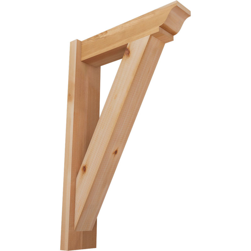 Persienne traditionnelle en bois rustique, Sapin Douglas de 6 po (sciage brut), P 38 po x H 38 po
