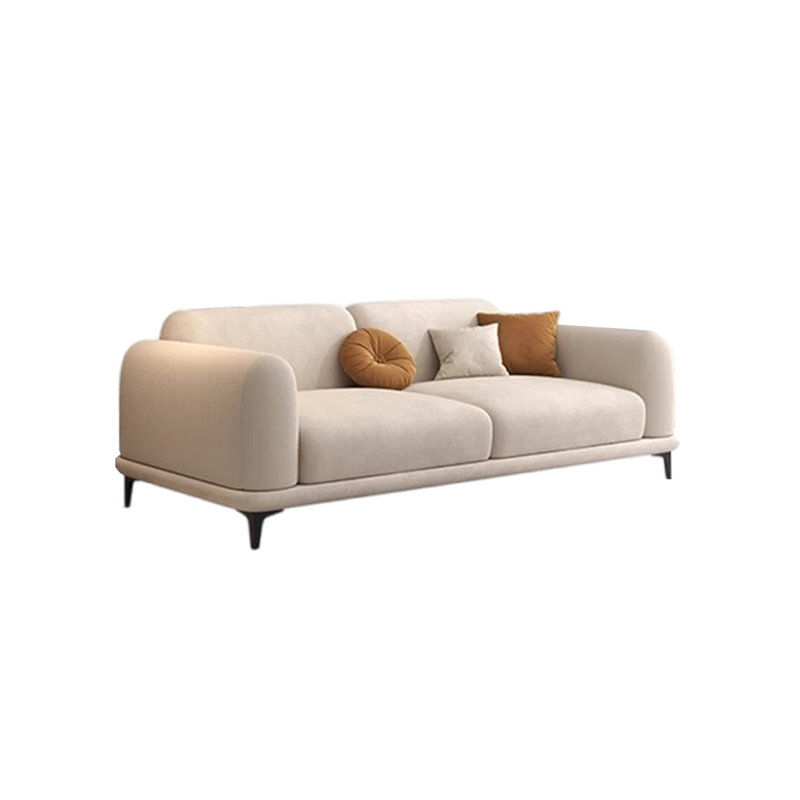 Canapé moderne en flanelle simple, H 31,49 po x l 70,86 po x P 33,46 po, 3