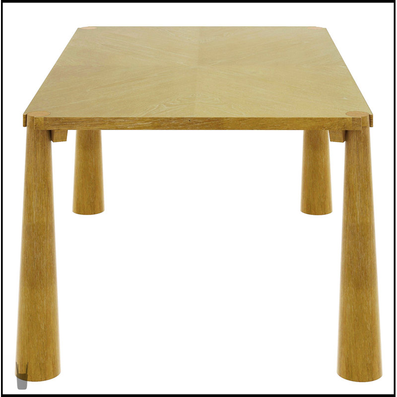 Ensemble de table de salle à manger 7 pièces pour 6 personnes, ensemble de table de salle à manger en bois avec chaises rembourrées pour la cuisine et la salle à manger