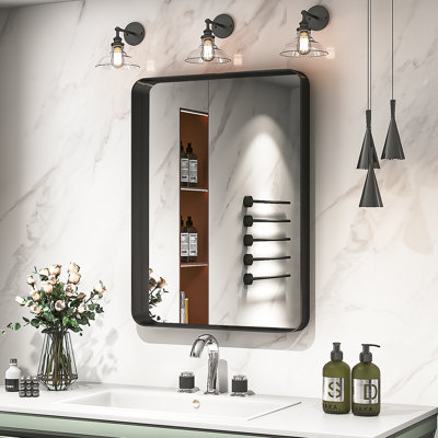 Miroir de salle de bain mural Llesenia