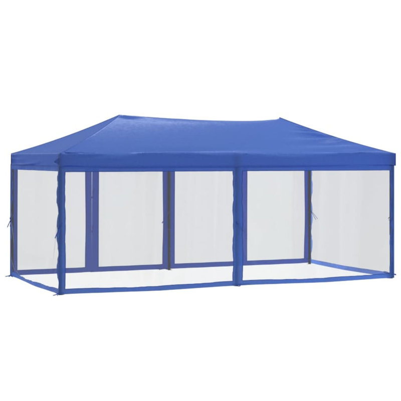 Alizai 6 x 3m Steel Party Tent, Black, Blue