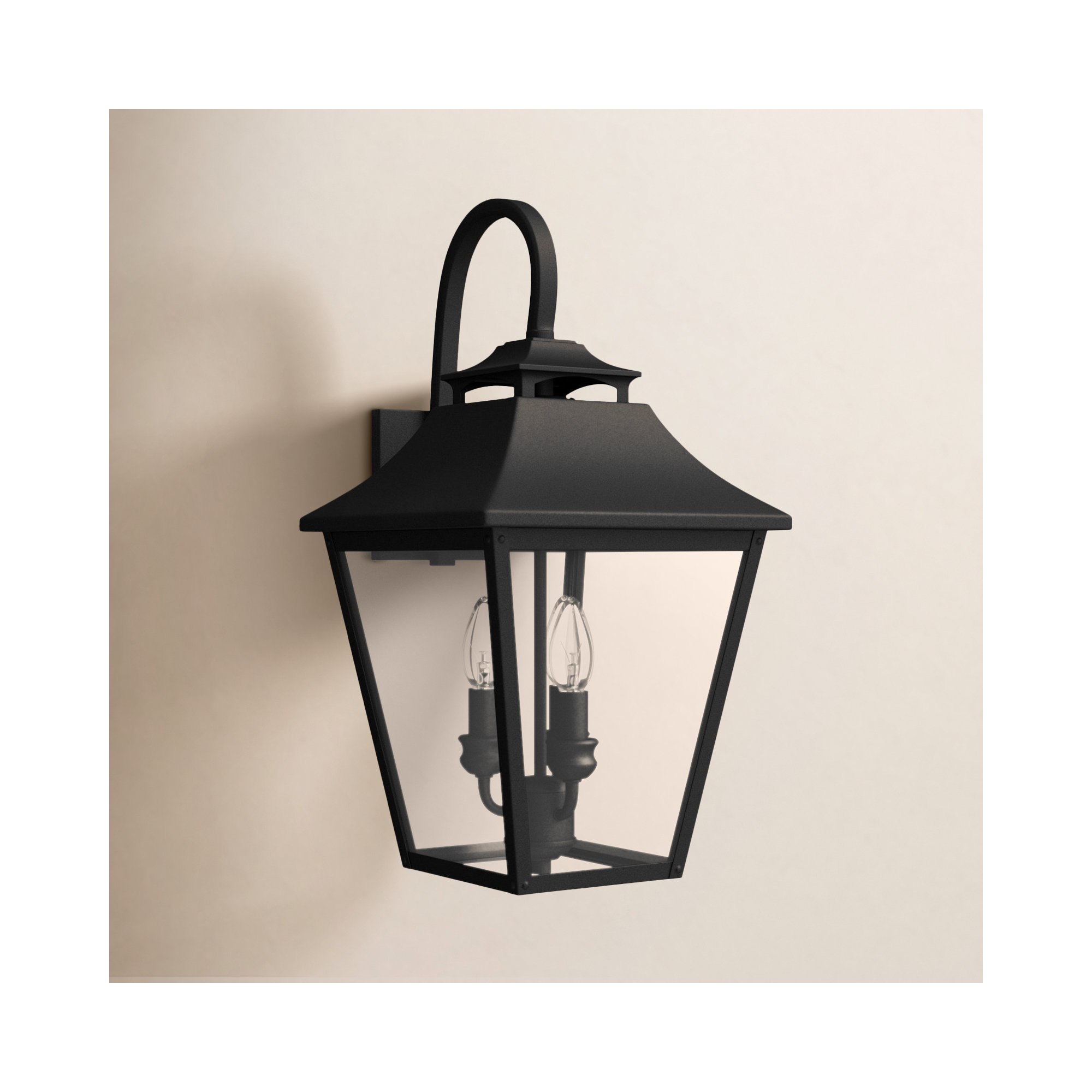 Nael 3 Light Empire Outdoor Stainless Steel Wall Light