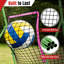 Filet de rebond ajustable 7 pi x 4 pi - filet d'entraînement pliable avec 2 filets de rechange, structure en acier, équipement d'entraînement portatif pour les sports d'intérieur et d'extérieur-124582164
