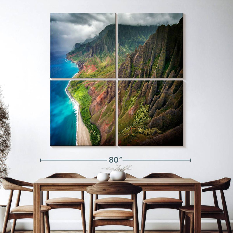 Gillard Na Pali Coastline, H 74 po x l 74 po
