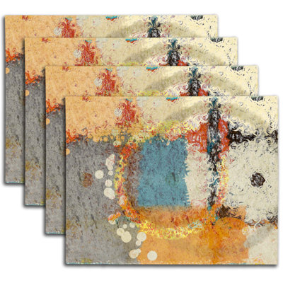 Napperon abstrait en polyester