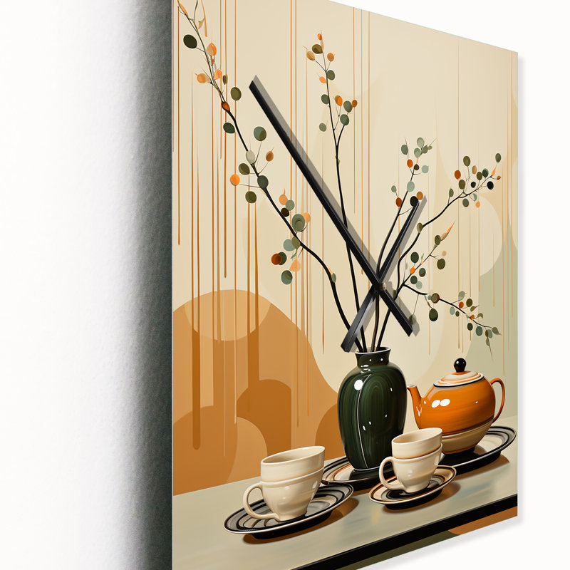 Coffee Tea Cafe Points I - Horloges de cuisine pour aliments et boissons, Médium