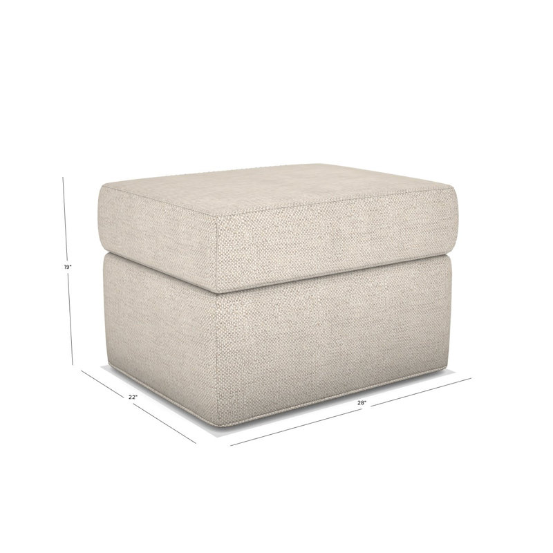 Newlin Ottoman, No, Impala Linen