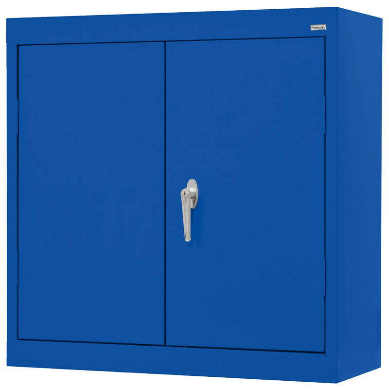 Steel Single Storage Cabinet ( 26'' H x 30'' W x 12'' D), Blue