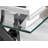 Chayton Modern Contemporary Glass and Square Small Table - Sofa Side Table-583819194