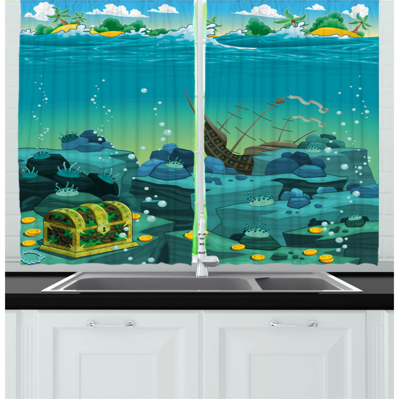 Pointed Kitchen Curtain