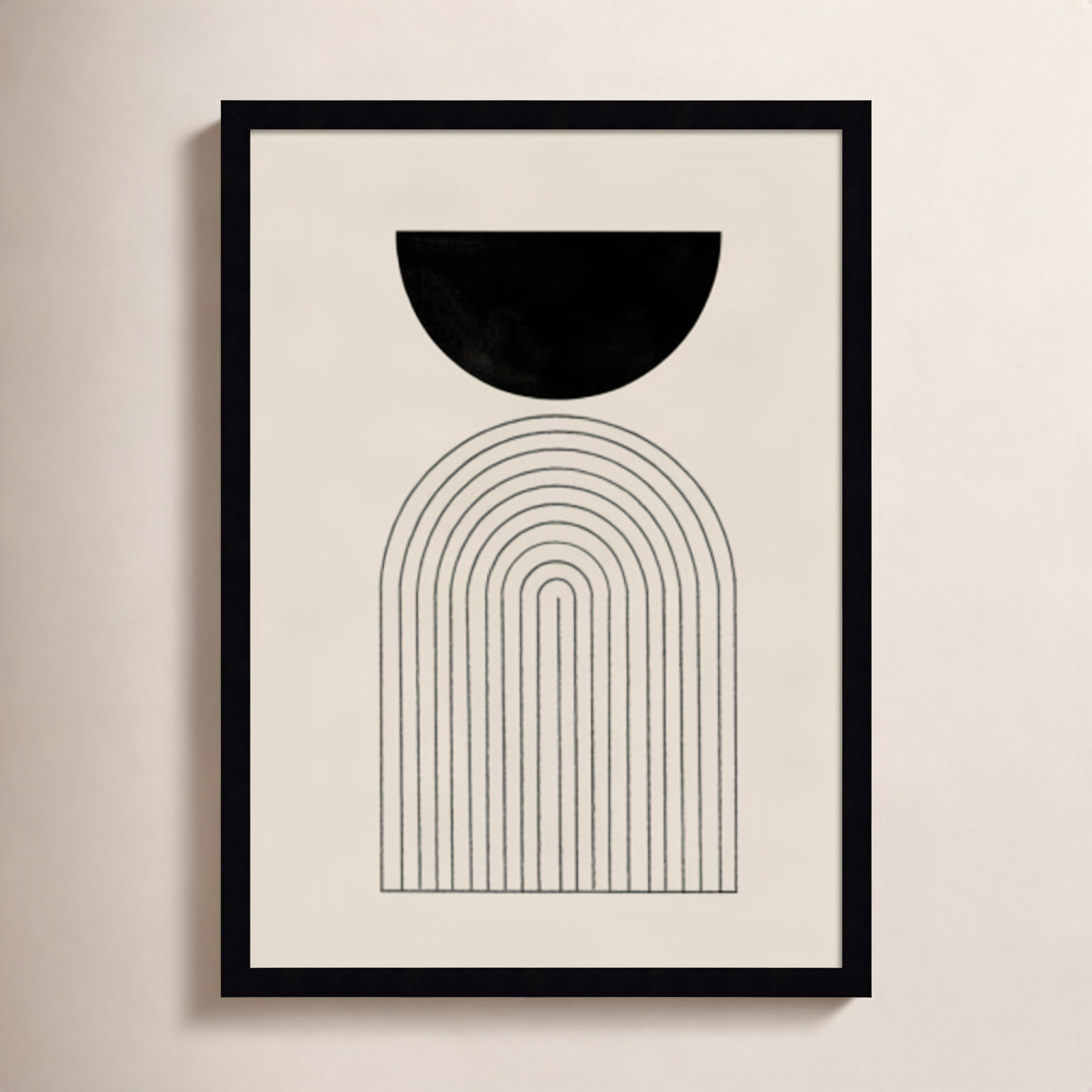 BaB No 1 by The MIUUS STUDIO, Black, 25" H x 18" W x 1" D