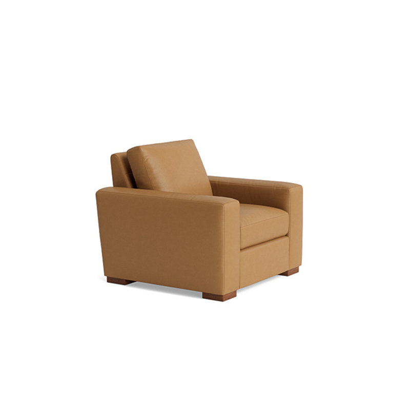Couch Potato Chair, Leather - Butterscotch