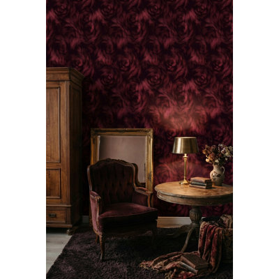 Papier peint abstrait noir avec motif abstrait