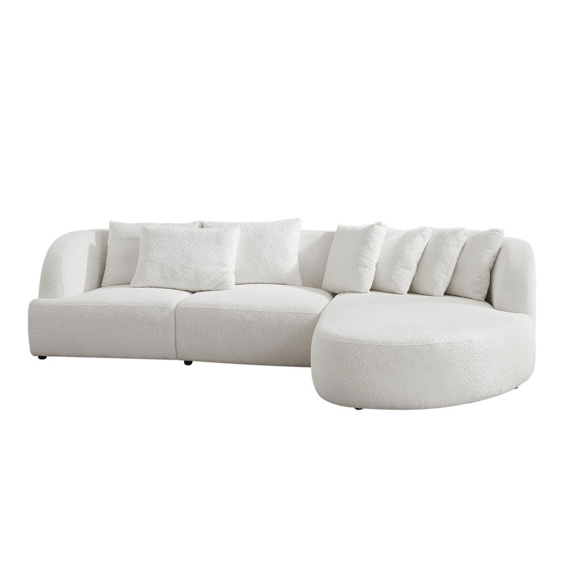 Rakhshan 116.14'' Upholstered Sofa, Right Hand Facing