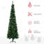 Arbre de Noël artificiel, arbre élancé avec base en métal-538235696