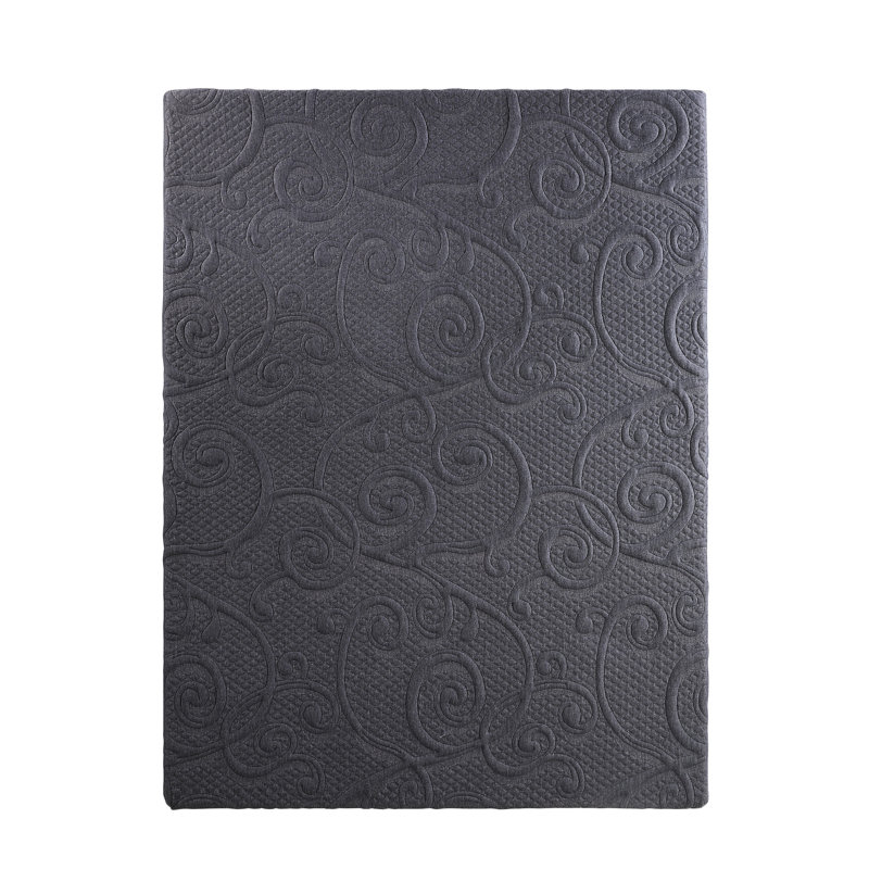 Matelas King Size, 35,5 cm (14 pouces) en mousse mémoire et gel, gris foncé, fermeté moyenne, ressorts ensachés, épaisseur : 35,5 cm (14 pouces), mousse, minimise les perturbations du sommeil, facile à remonter