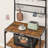 31.5 Inches Coffee Bar Stand With Adjustable Storage Shelf-1208172469