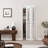 1 Lite Glass and Solid Core Manufactured Wood Bi-fold Doors Include Installation Hardware Kit and Pantry Sticker-100708494