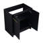Meuble-lavabo autoportant avec lavabo en résine, avec porte à fermeture douce-1261635277