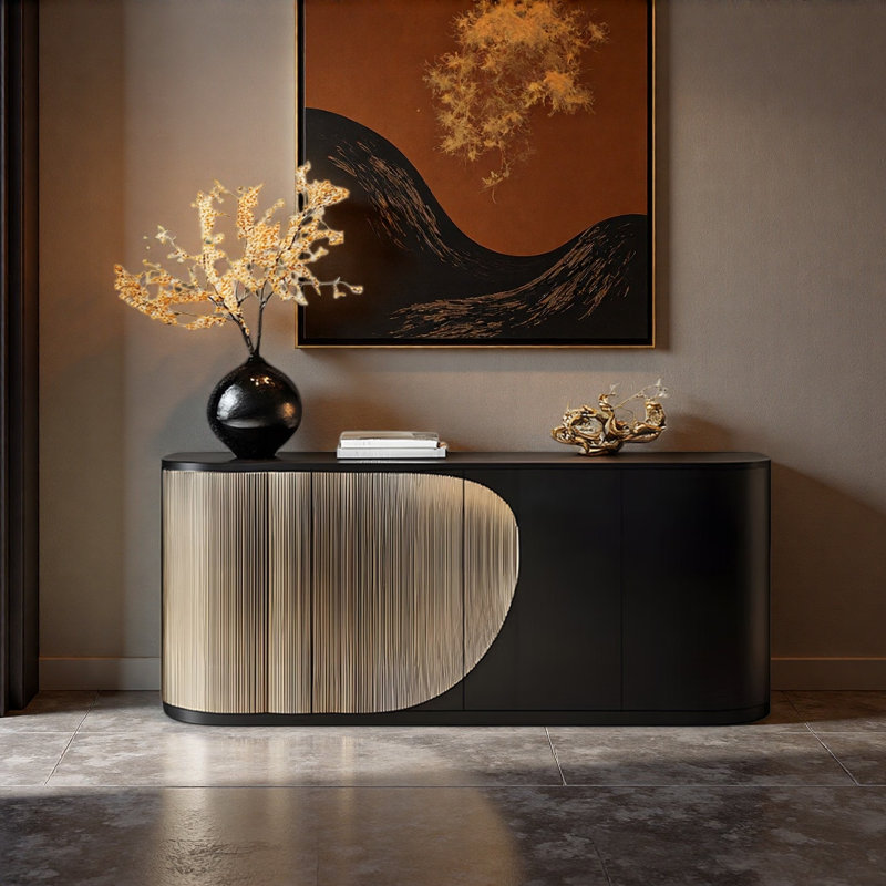 Buffet simple à grande capacité, 35.43" H x 62.99" W x 15.75" D