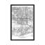 « phoenix minimal urban blueprint map », reproduction d’impression sur toile-33100114-72299696-72299702