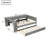 Full Size Upholstered Platform Bed with Storage Shelves-1044587588